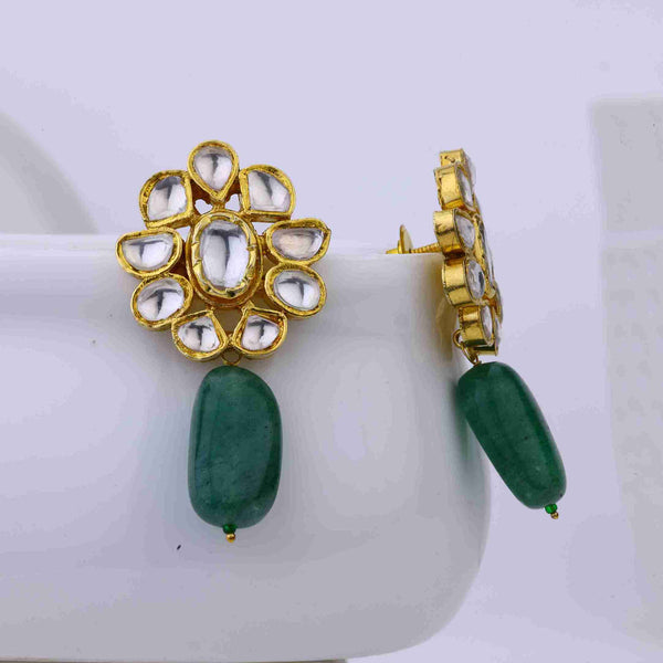 Moissanite Polki Earrings