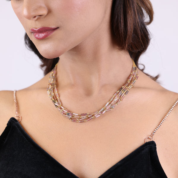 Tourmaline Rods Neckpiece