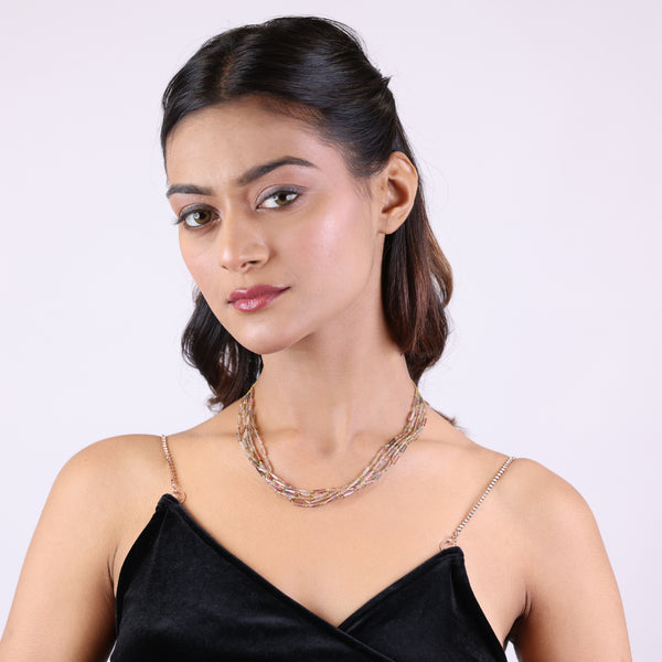 Tourmaline Rods Neckpiece