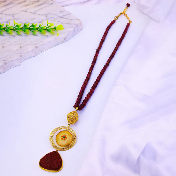 Carved Ruby Elegance