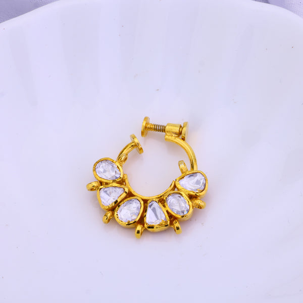 Glamourous Moissanite Nath
