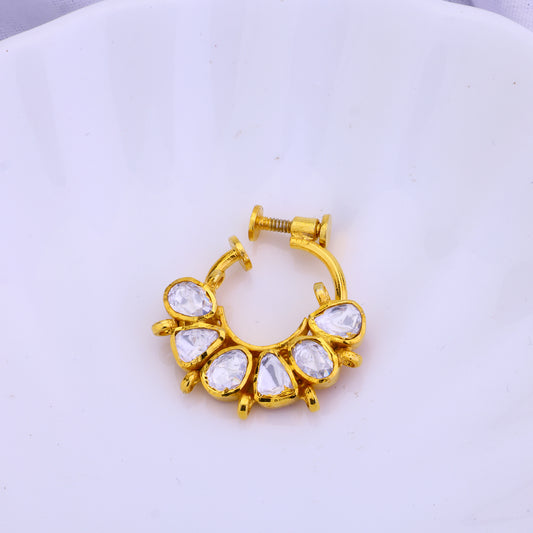 Glamourous Moissanite Nath