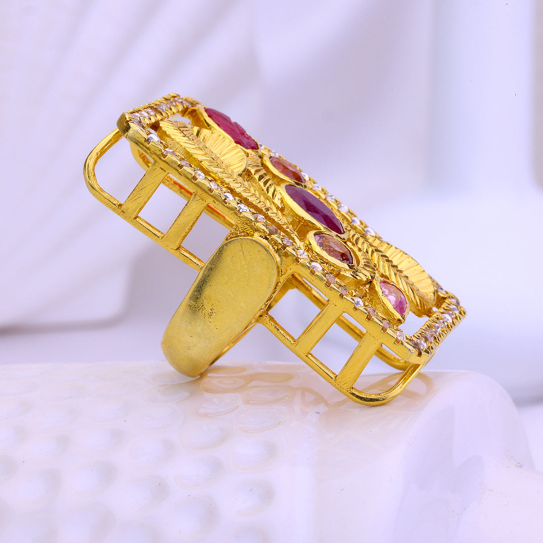 Carved Gold Drip