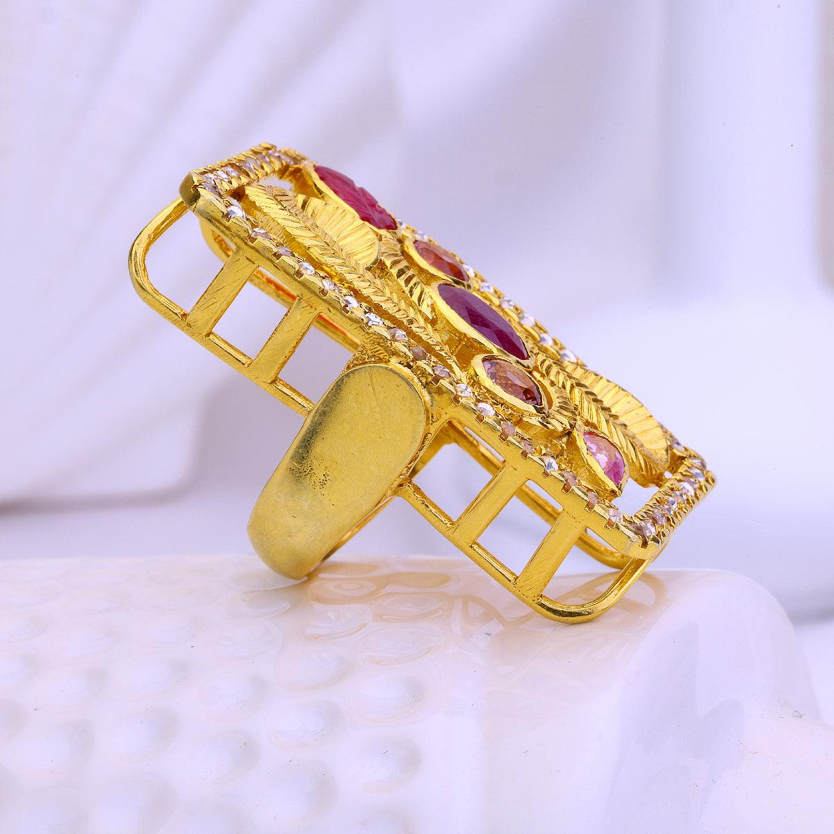 Carved Gold Drip