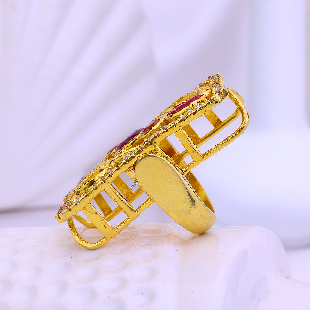 Carved Gold Drip