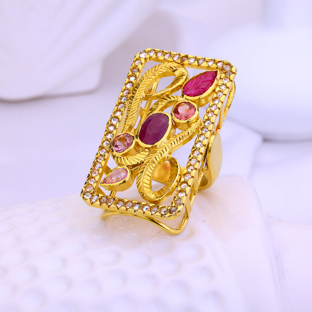 Carved Gold Drip