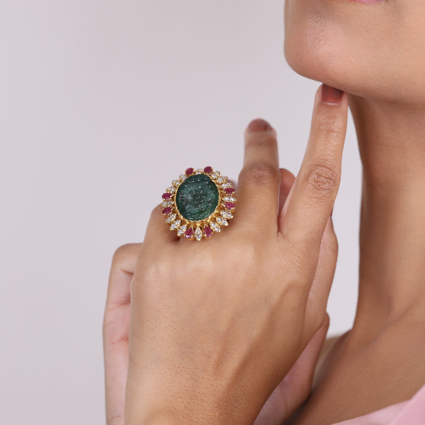 Lustrous Glow Ring