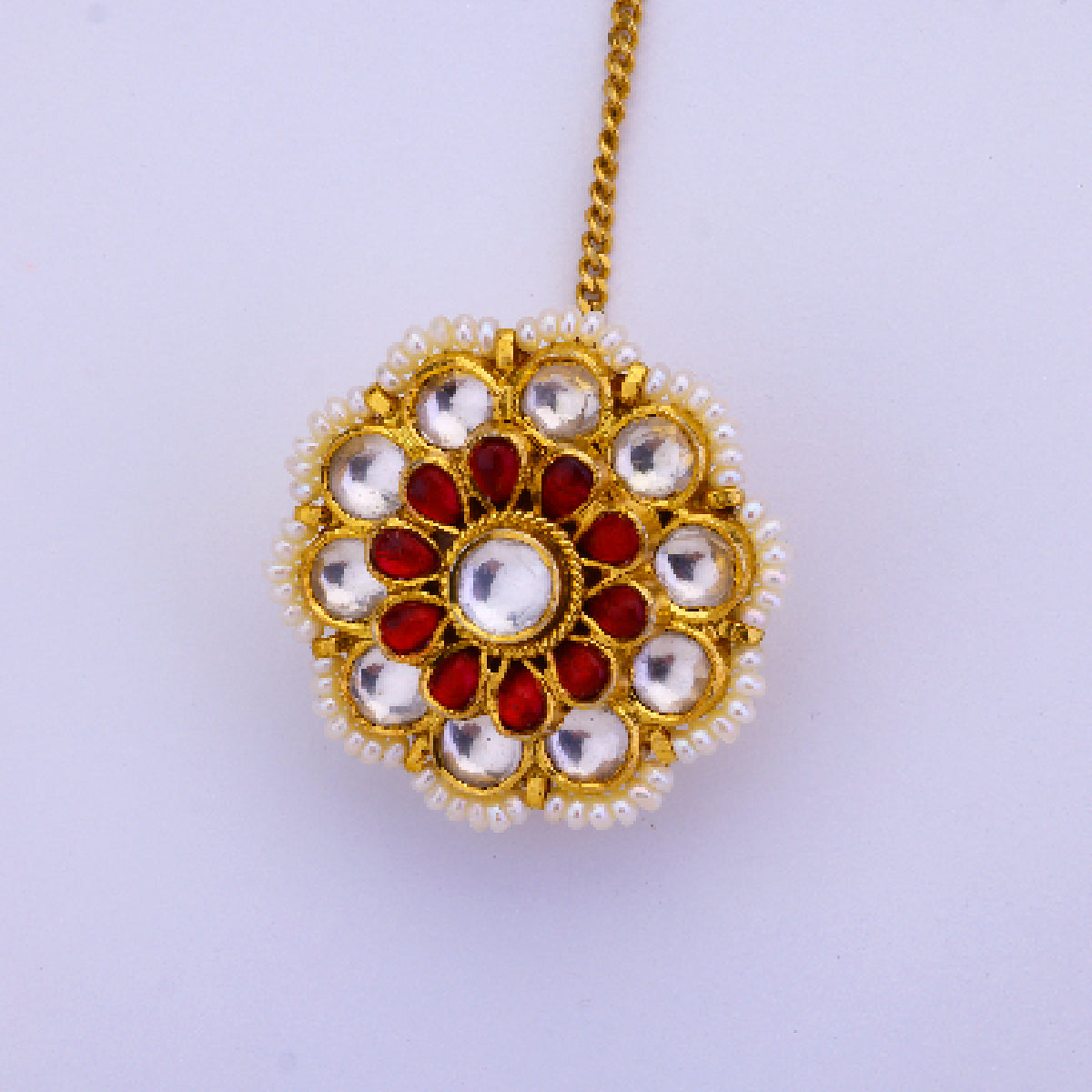 Moissanite Genda Tikka