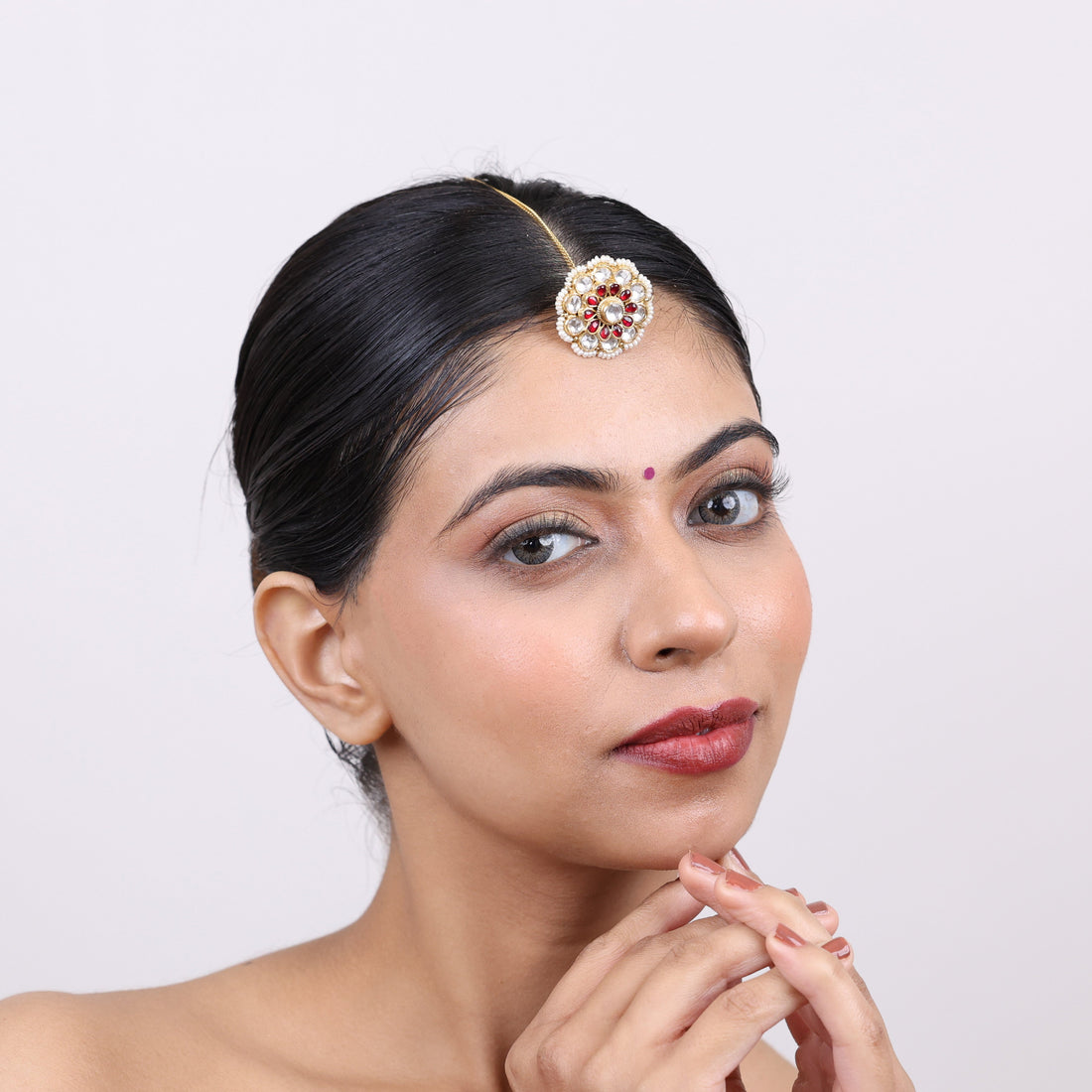 Moissanite Genda Tikka
