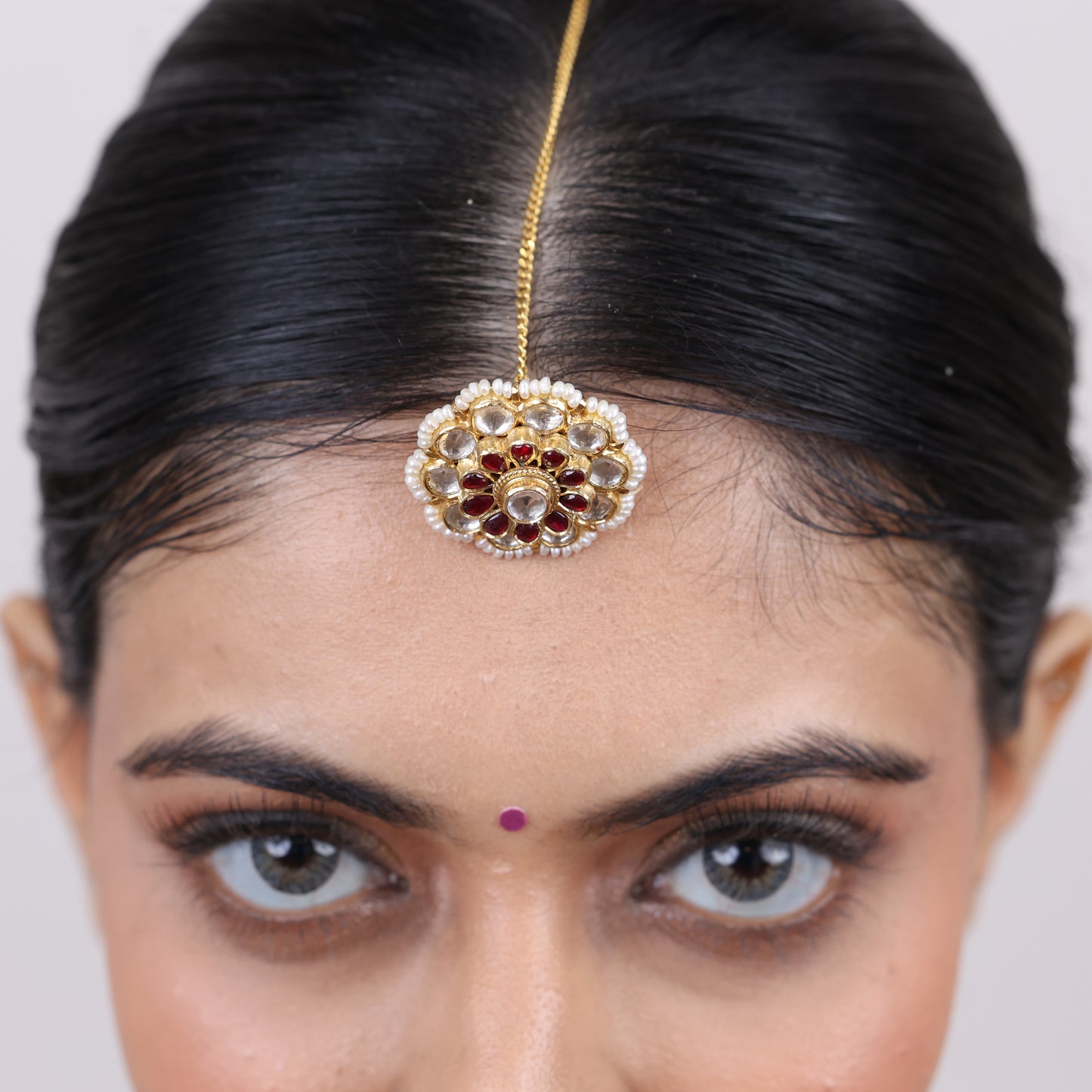 Moissanite Genda Tikka