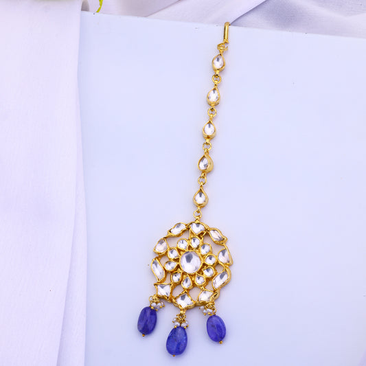 Cutwork Tanzanite Tikka