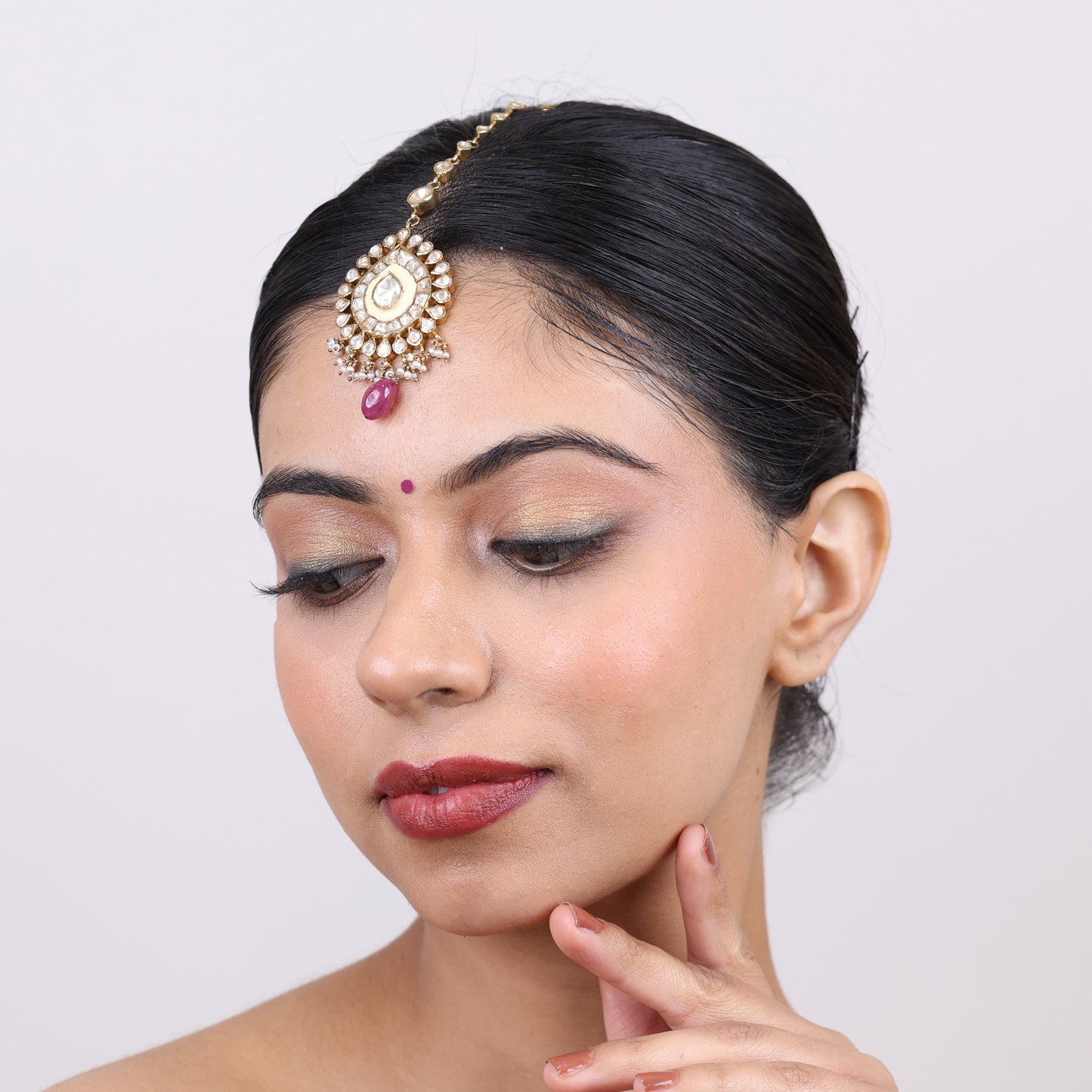 Dew Drop Moissanite Tikka