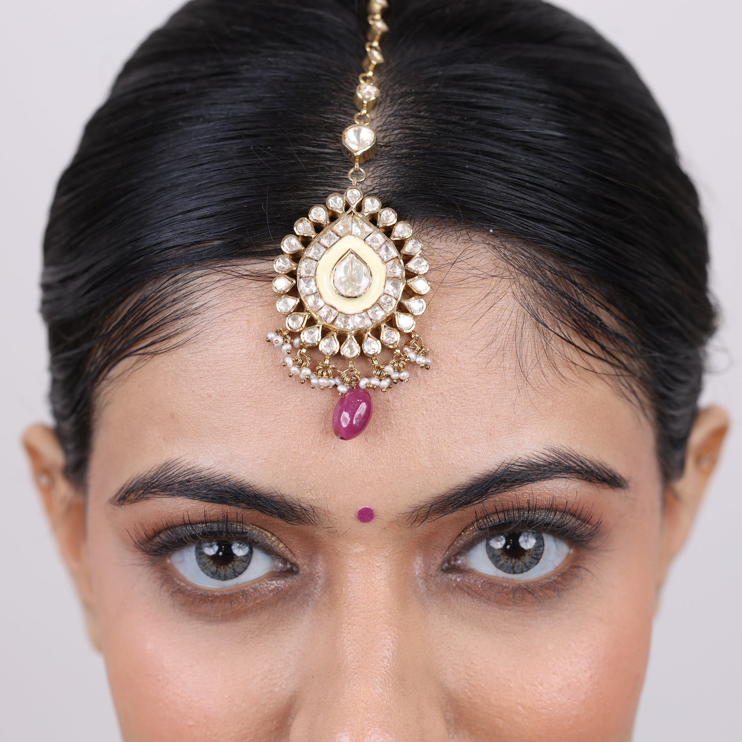 Dew Drop Moissanite Tikka